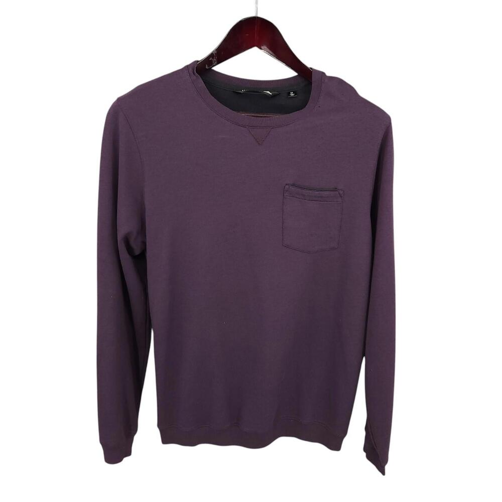 Travis Matthew Sweater Mens Medium Purple Pullover Golf Outdoors Poly Blend
